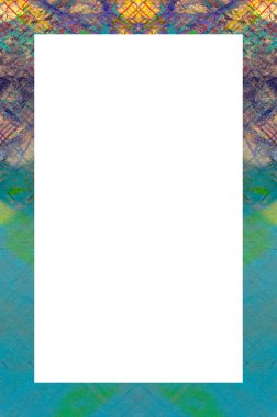 Yaşlı Grunge Soyulmuş Boyalı Duvar Çerçevesi Soyulmuş Antika Çatallı Doku. 