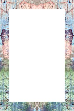 Yaşlı Grunge Soyulmuş Boyalı Duvar Çerçevesi Soyulmuş Antika Çatallı Doku. 