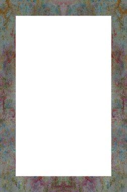 Yaşlı Grunge Soyulmuş Boyalı Duvar Çerçevesi Soyulmuş Antika Çatallı Doku. 