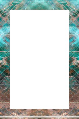 Yaşlı Grunge Soyulmuş Boyalı Duvar Çerçevesi Soyulmuş Antika Çatallı Doku. 