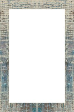 Yaşlı Grunge Soyulmuş Boyalı Duvar Çerçevesi Soyulmuş Antika Çatallı Doku. 