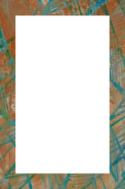 Yaşlı Grunge Soyulmuş Boyalı Duvar Çerçevesi Soyulmuş Antika Çatallı Doku. 