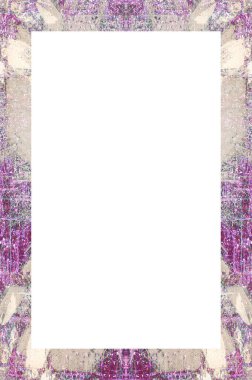 Yaşlı Grunge Soyulmuş Boyalı Duvar Çerçevesi Soyulmuş Antika Çatallı Doku. 