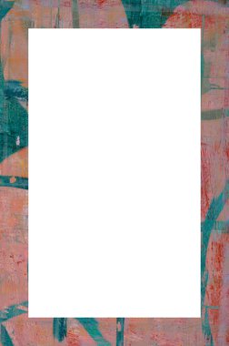 Yaşlı Grunge Soyulmuş Boyalı Duvar Çerçevesi Soyulmuş Antika Çatallı Doku. 