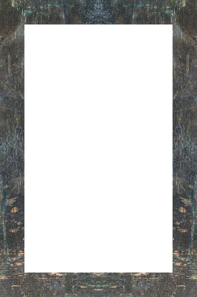 Yaşlı Grunge Soyulmuş Boyalı Duvar Çerçevesi Soyulmuş Antika Çatallı Doku. 