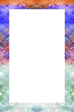 Yaşlı Grunge Soyulmuş Boyalı Duvar Çerçevesi Soyulmuş Antika Çatallı Doku. 