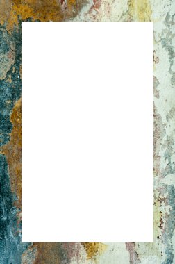 Taklit çerçeve Eski renk grunge eski yıpranmış arka plan soyut antika desen ile retro desen 