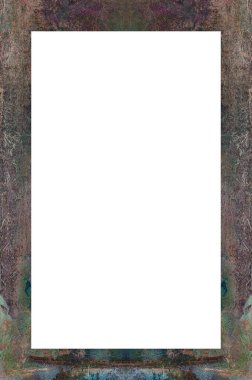 Yaşlı Grunge Soyulmuş Boyalı Duvar Çerçevesi Soyulmuş Antika Çatallı Doku. 