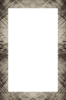  Yaşlı Grunge soyulmuş, soyulmuş, plastik duvarlı, soyulmuş antika çatallı desenli bir çerçeve. Retro Stucco çizilmiş desen. Resim ve Metin için Boş Alan. 