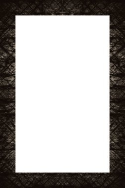  Yaşlı Grunge soyulmuş, soyulmuş, plastik duvarlı, soyulmuş antika çatallı desenli bir çerçeve. Retro Stucco çizilmiş desen. Resim ve Metin için Boş Alan. 