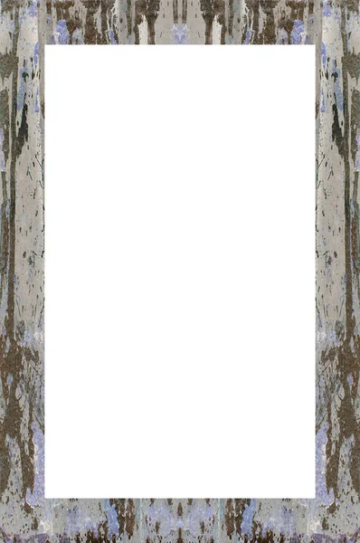 Yaşlı Grunge Soyulmuş Boyalı Duvar Çerçevesi Soyulmuş Antika Çatallı Doku — Stok fotoğraf