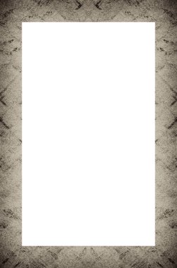  Yaşlı Grunge soyulmuş, soyulmuş, plastik duvarlı, soyulmuş antika çatallı desenli bir çerçeve. Retro Stucco çizilmiş desen. Resim ve Metin için Boş Alan. 