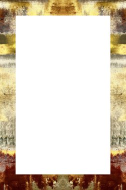 Yaşlı Grunge Soyulmuş Boyalı Duvar Çerçevesi Soyulmuş Antika Çatallı Doku. 