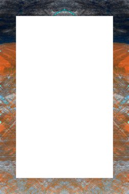 Yaşlı Grunge Soyulmuş Boyalı Duvar Çerçevesi Soyulmuş Antika Çatallı Doku. 