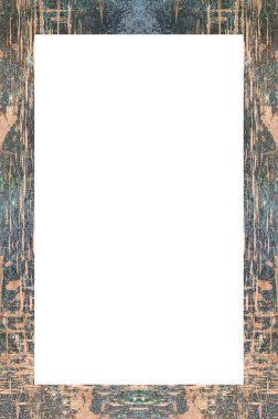 Yaşlı Grunge Soyulmuş Boyalı Duvar Çerçevesi Soyulmuş Antika Çatallı Doku. 