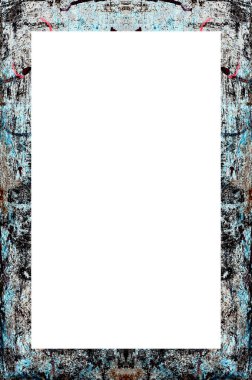 Yaşlı Grunge Soyulmuş Boyalı Duvar Çerçevesi Soyulmuş Antika Çatallı Doku. 