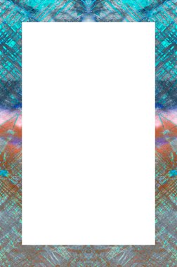 Yaşlı Grunge Soyulmuş Boyalı Duvar Çerçevesi Soyulmuş Antika Çatallı Doku. 