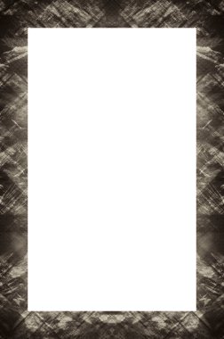  Yaşlı Grunge soyulmuş, soyulmuş, plastik duvarlı, soyulmuş antika çatallı desenli bir çerçeve. Retro Stucco çizilmiş desen. Resim ve Metin için Boş Alan. 