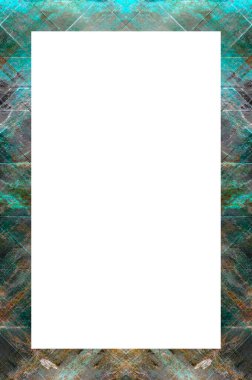 Yaşlı Grunge Soyulmuş Boyalı Duvar Çerçevesi Soyulmuş Antika Çatallı Doku. 