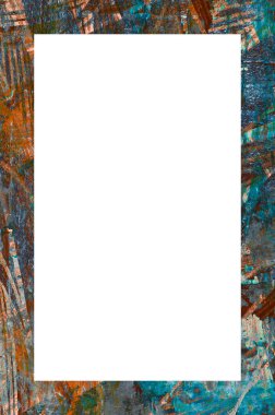 Yaşlı Grunge Soyulmuş Boyalı Duvar Çerçevesi Soyulmuş Antika Çatallı Doku. 