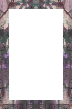 Yaşlı Grunge Soyulmuş Boyalı Duvar Çerçevesi Soyulmuş Antika Çatallı Doku. 