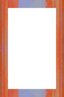 Yaşlı Grunge Soyulmuş Boyalı Duvar Çerçevesi Soyulmuş Antika Çatallı Doku. 