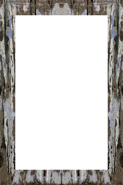 Yaşlı Grunge Soyulmuş Boyalı Duvar Çerçevesi Soyulmuş Antika Çatallı Doku. 