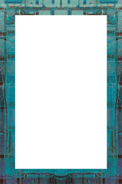 Old Grunge Weathered Peeled Painted Gips Wandrahmen Mit Abstrakten Antiken — Stockfoto