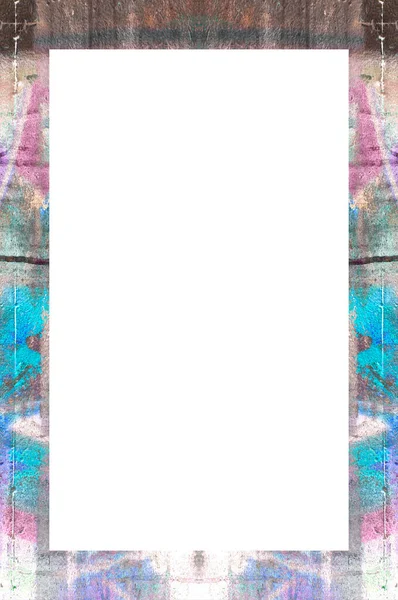 Yaşlı Grunge Soyulmuş Boyalı Duvar Çerçevesi Soyulmuş Antika Çatallı Doku. 