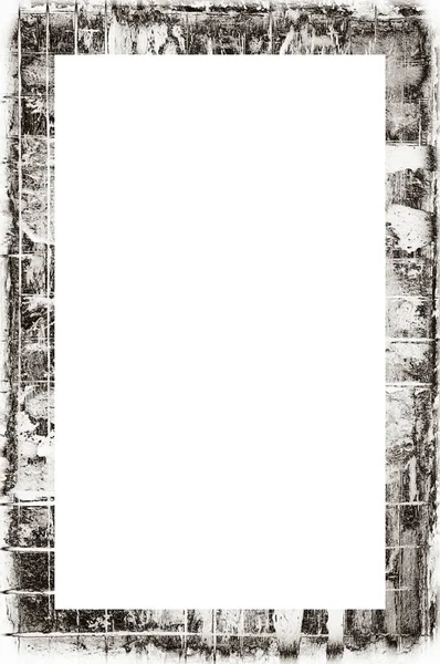 Bianco Nero Monocromatico Vecchio Grunge Vintage Alterato Sfondo Astratto Struttura — Foto Stock