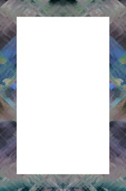 Noktalarda paslı metal desen boya ve gamzeler