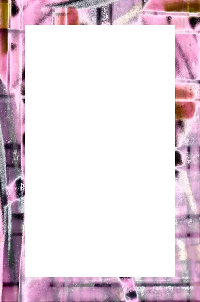루지가 자국이 페인트 자국이 래스터 장벽이 파괴적 무늬를 지니고 — 스톡 사진