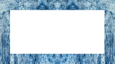 Yaşlı Grunge soyulmuş, soyulmuş, plastik duvarlı, soyulmuş antika çatallı desenli bir çerçeve. Retro Stucco çizilmiş desen. Resim için Boş Alan, Metin. Dikdörtgen yatay Sancak