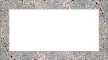 Yaşlı Grunge soyulmuş, soyulmuş, plastik duvarlı, soyulmuş antika çatallı desenli bir çerçeve. Retro Stucco çizilmiş desen. Resim için Boş Alan, Metin. Dikdörtgen yatay Sancak