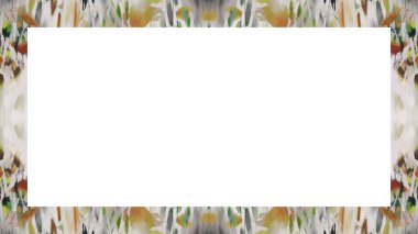 Yaşlı Grunge soyulmuş, soyulmuş, plastik duvarlı, soyulmuş antika çatallı desenli bir çerçeve. Retro Stucco çizilmiş desen. Resim için Boş Alan, Metin. Dikdörtgen yatay Sancak