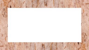 Yaşlı Grunge soyulmuş, soyulmuş, plastik duvarlı, soyulmuş antika çatallı desenli bir çerçeve. Retro Stucco çizilmiş desen. Resim için Boş Alan, Metin. Dikdörtgen yatay Sancak