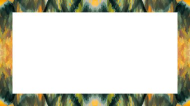 Yaşlı Grunge soyulmuş, soyulmuş, plastik duvarlı, soyulmuş antika çatallı desenli bir çerçeve. Retro Stucco çizilmiş desen. Resim için Boş Alan, Metin. Dikdörtgen yatay Sancak