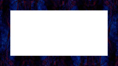 Yaşlı Grunge soyulmuş, soyulmuş, plastik duvarlı, soyulmuş antika çatallı desenli bir çerçeve. Retro Stucco çizilmiş desen. Resim için Boş Alan, Metin. Dikdörtgen yatay Sancak