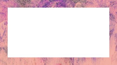 Yaşlı Grunge soyulmuş, soyulmuş, plastik duvarlı, soyulmuş antika çatallı desenli bir çerçeve. Retro Stucco çizilmiş desen. Resim için Boş Alan, Metin. Dikdörtgen yatay Sancak