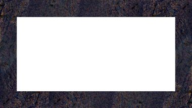 Yaşlı Grunge soyulmuş, soyulmuş, plastik duvarlı, soyulmuş antika çatallı desenli bir çerçeve. Retro Stucco çizilmiş desen. Resim için Boş Alan, Metin. Dikdörtgen yatay Sancak