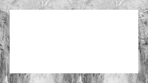 アンティーククラックなテクスチャの抽象的な古いグラウンジ風化皮塗り石膏壁フレーム レトロ スタッコ スクラッチ パターン 画像のための空のスペース テキスト 水平16 9アスペクト比の長方形 バナー — ストック写真