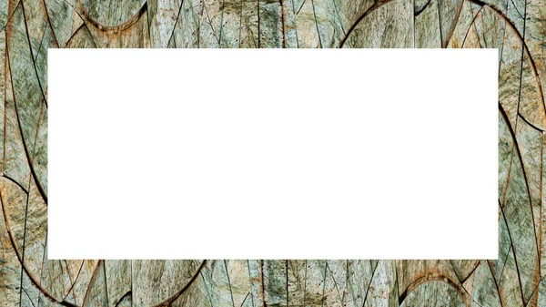 アンティーククラックなテクスチャの抽象的な古いグラウンジ風化皮塗り石膏壁フレーム レトロ スタッコ スクラッチ パターン 画像のための空のスペース テキスト 水平方向のバナーの長方形 — ストック写真