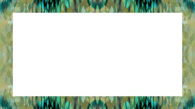 Yaşlı Grunge soyulmuş, soyulmuş, plastik duvarlı, soyulmuş antika çatallı desenli bir çerçeve. Retro Stucco çizilmiş desen. Resim için Boş Alan, Metin. Dikdörtgen yatay Sancak