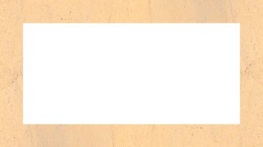 Yaşlı Grunge soyulmuş, soyulmuş, plastik duvarlı, soyulmuş antika çatallı desenli bir çerçeve. Retro Stucco çizilmiş desen. Resim için Boş Alan, Metin. Dikdörtgen yatay Sancak