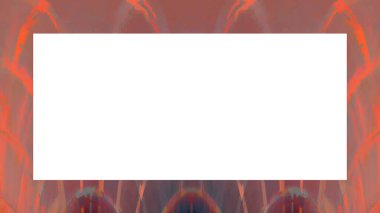 Yaşlı Grunge soyulmuş, soyulmuş, plastik duvarlı, soyulmuş antika çatallı desenli bir çerçeve. Retro Stucco çizilmiş desen. Resim için Boş Alan, Metin. Dikdörtgen yatay Sancak