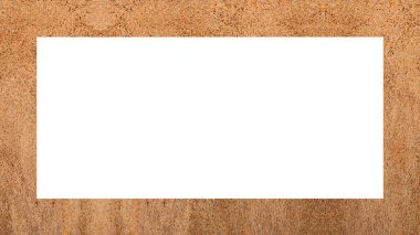 Yaşlı Grunge soyulmuş, soyulmuş, plastik duvarlı, soyulmuş antika çatallı desenli bir çerçeve. Retro Stucco çizilmiş desen. Resim için Boş Alan, Metin. Dikdörtgen yatay Sancak