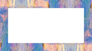 Yaşlı Grunge soyulmuş, soyulmuş, plastik duvarlı, soyulmuş antika çatallı desenli bir çerçeve. Retro Stucco çizilmiş desen. Resim için Boş Alan, Metin. Dikdörtgen yatay Sancak