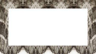 Yaşlı Grunge soyulmuş, soyulmuş, plastik duvarlı, soyulmuş antika çatallı desenli bir çerçeve. Retro Stucco çizilmiş desen. Resim için Boş Alan, Metin. Dikdörtgen yatay Sancak