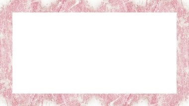 Yaşlı Grunge soyulmuş, soyulmuş, plastik duvarlı, soyulmuş antika çatallı desenli bir çerçeve. Retro Stucco çizilmiş desen. Resim için Boş Alan, Metin. Dikdörtgen yatay Sancak