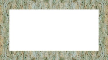 Yaşlı Grunge soyulmuş, soyulmuş, plastik duvarlı, soyulmuş antika çatallı desenli bir çerçeve. Retro Stucco çizilmiş desen. Resim için Boş Alan, Metin. Dikdörtgen yatay Sancak